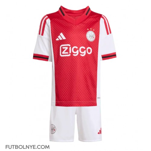 Camiseta Ajax Primera Equipación para niños 2025-26 manga corta (+ pantalones cortos)